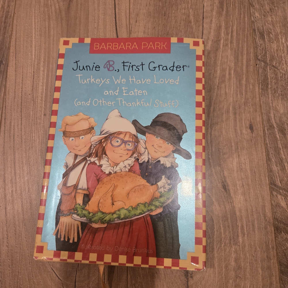 Junie B. Jones #28 Turkeys We Have Loved and Eaten Hardcover 1st Grade Book NWOT